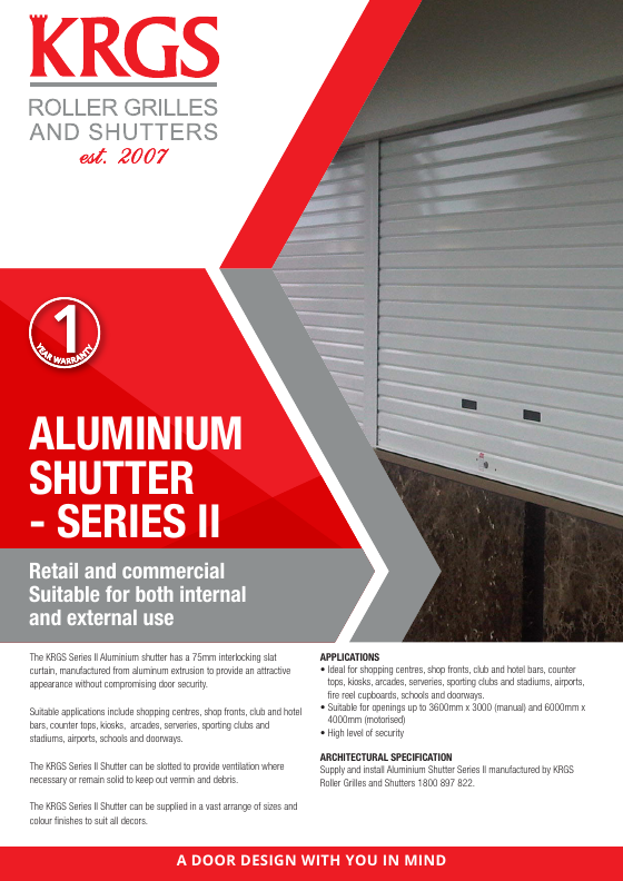 Preview of Series II Solid Slat (.PDF)