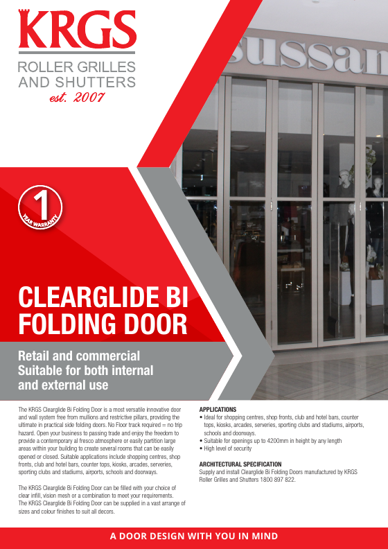 Preview of Clearglide Brochure (.PDF)
