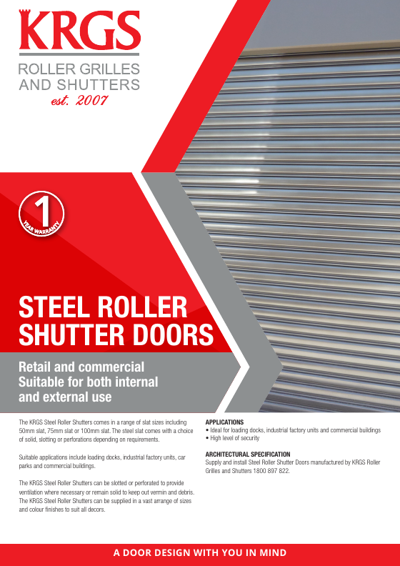 Preview of Steel Roller Shutter Brochure (.PDF)